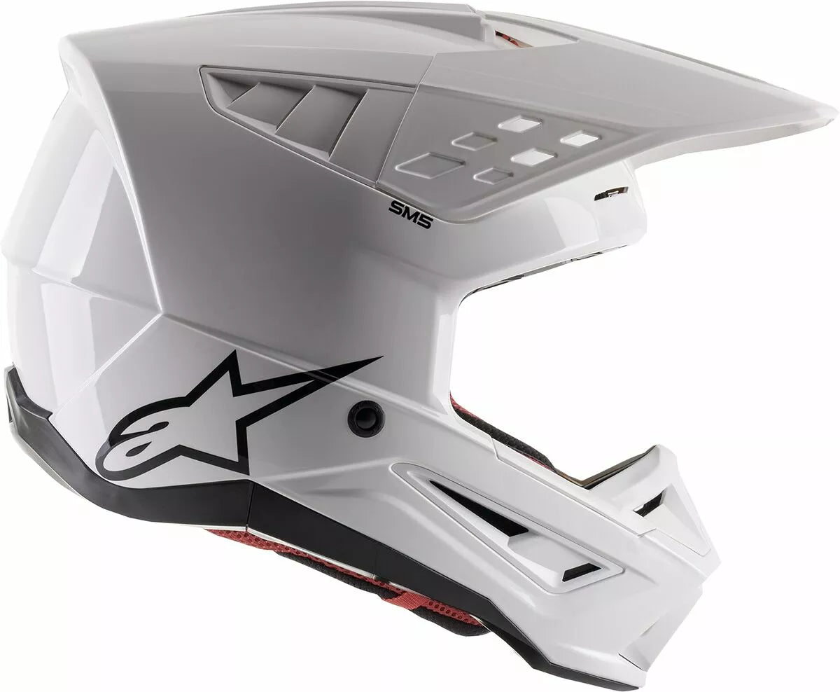Alpinestars Cross MC Helmet SupeTech M5 Solid White