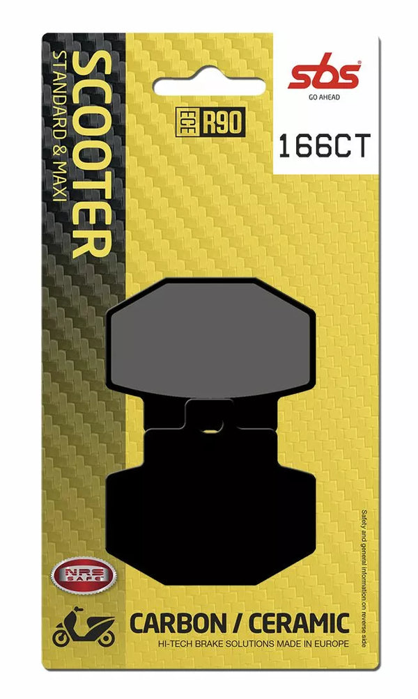 SBS Brake Pad Car/Cer Scoot 166ct