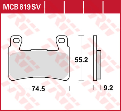 „TRW“ stabdys pado MCB819SV MCB819SV