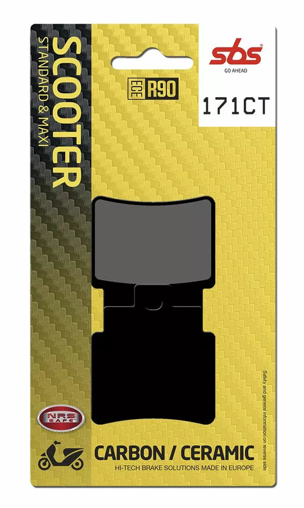 SBS Brake Pad Car/Cer Scoot 171ct