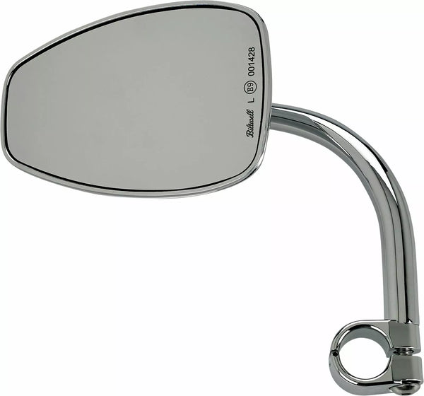 BILTWELL MIRROR T-DROP W/MNT 7/8C 6504-578-531