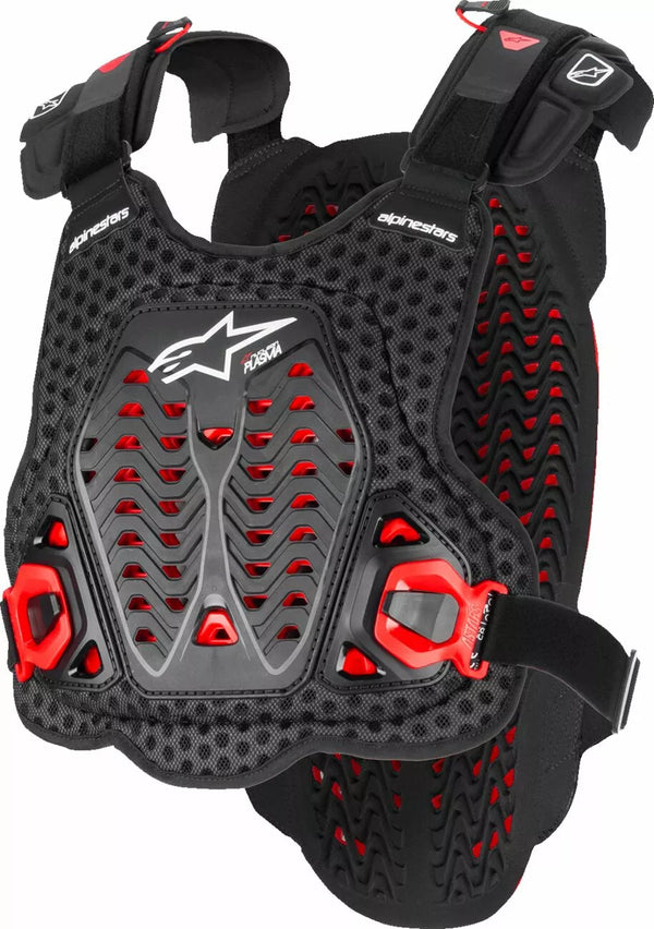 „Alpinestars“ (MX) A-5 Plasma CHEST PRO BLK/RD/WH 6700825-132-M/L
