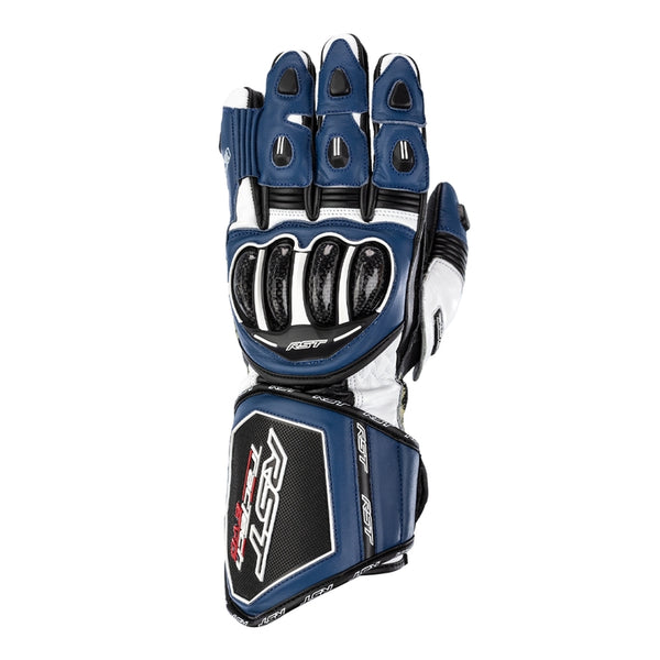 RST TRACTECH EVO 4 odinės pirštinės - mėlynos/baltos/juodos dydžio L 10266666Blu -10