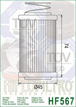 HIFLOFILTRO Oil Filter - HF567 HF567