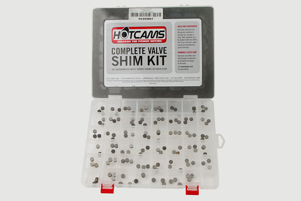 Hot Cams Valve Shims Ø7.48x1.20 to Ø7.48x3.50mm (Each size x3) HCSHIM01