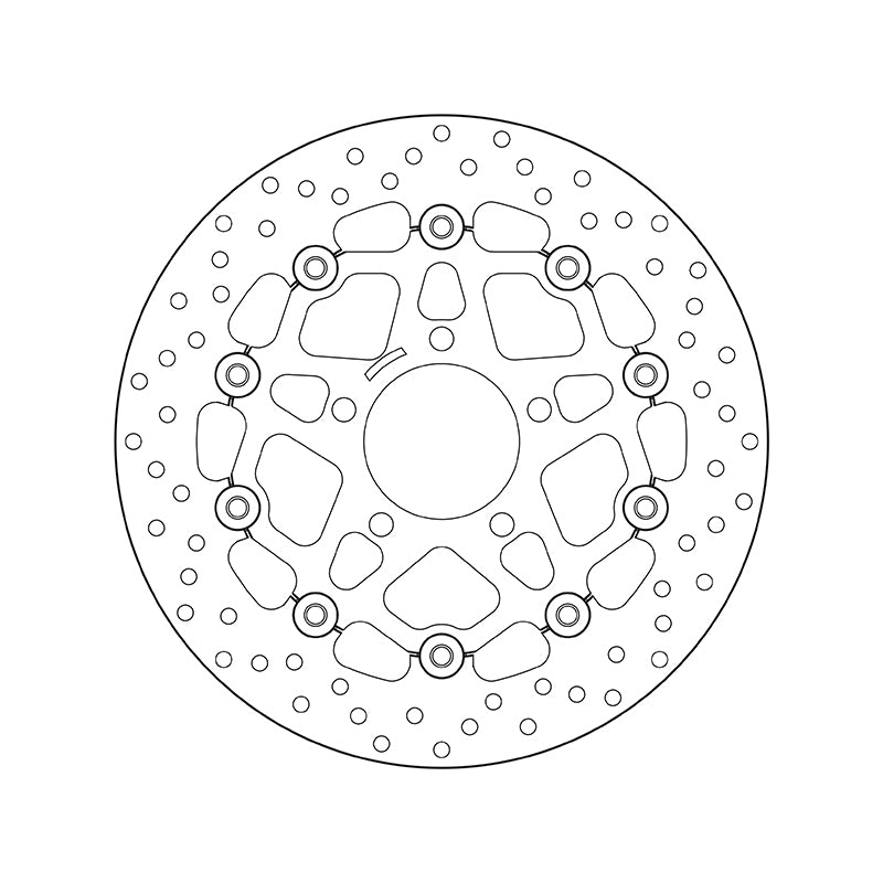 BREMBO Serie Oro Round Floating Brake Disc 78B40821
