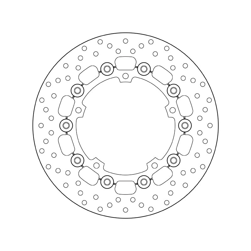 BREMBO Serie Oro Round Floating Brake Disc 78B40837