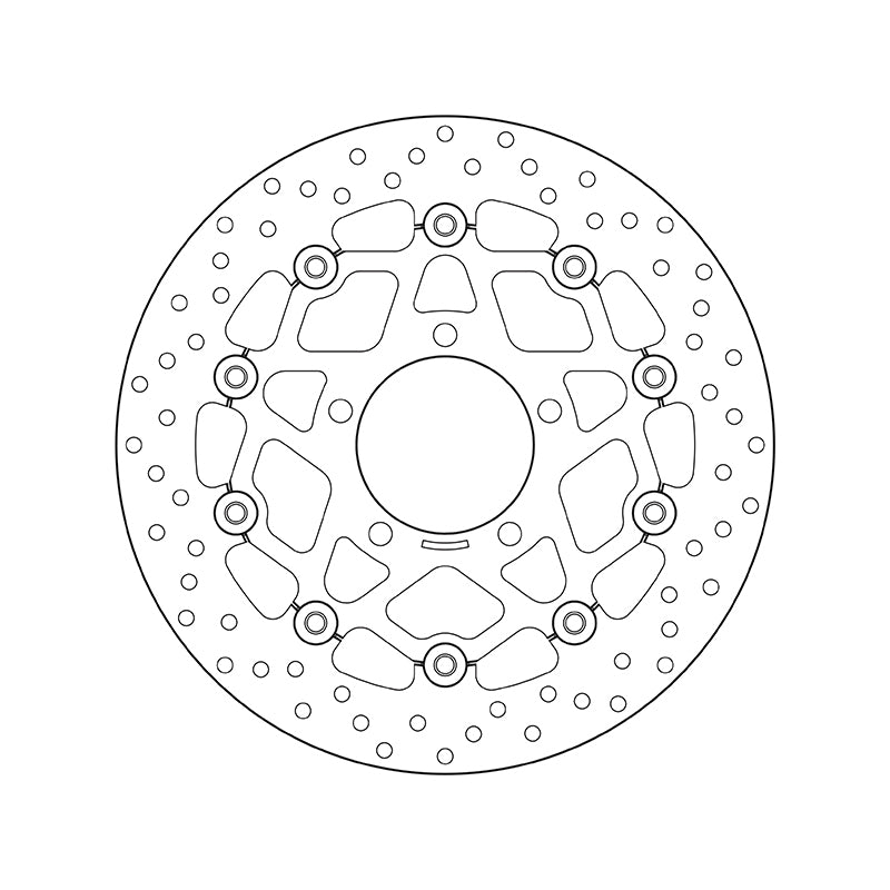 BREMBO Serie Oro Round Floating Brake Disc 78B40840