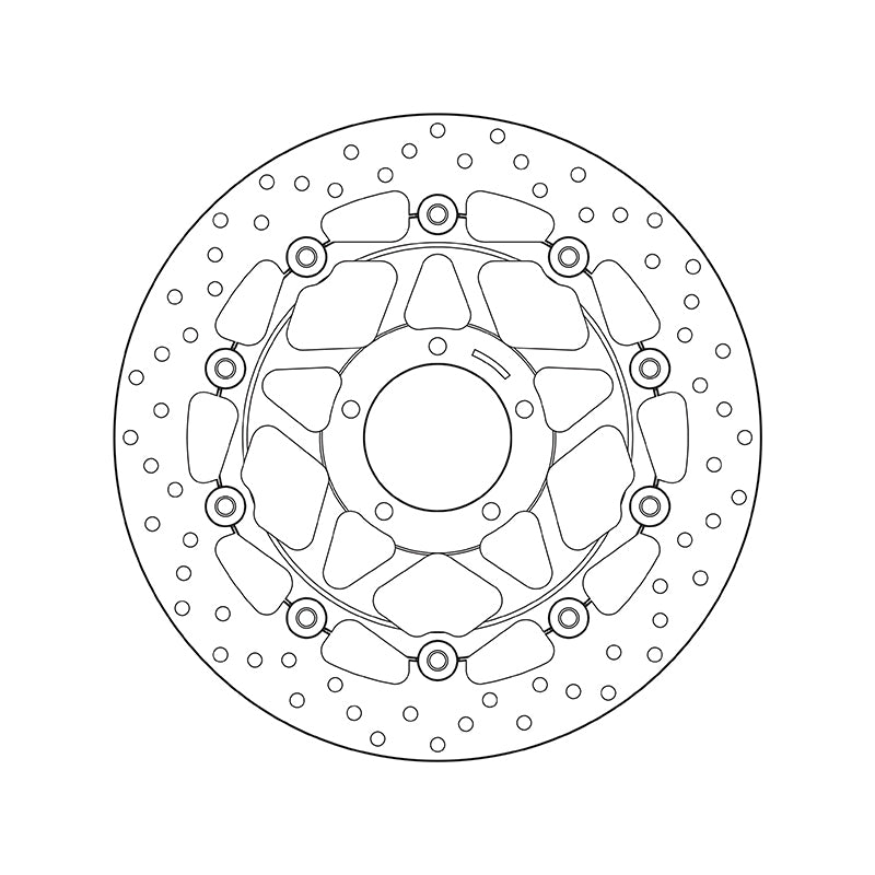 BREMBO Serie Oro Round Floating Brake Disc 78B40880