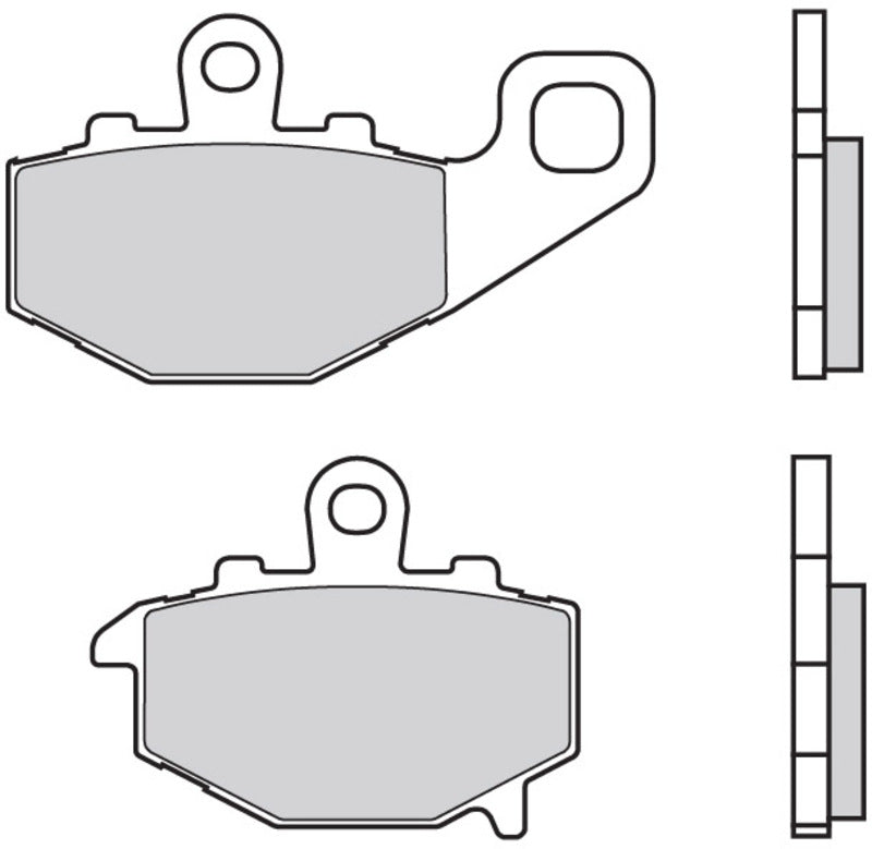BREMBO Street Carbon Ceramic Brake pads - 07KA1617 07KA1617 