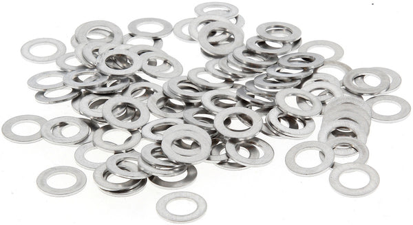 BIHR alumīnija mazgātāji 8x14x1mm 100 gabaliņusr080140ba/100