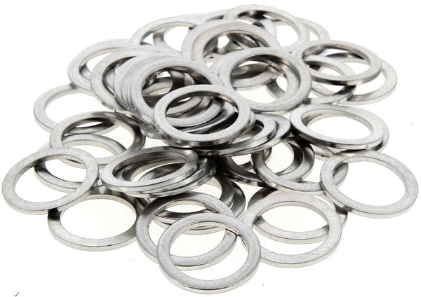 BIHR alumīnija paplāksnes 16x22x1.5mm 50 gabaliņusr160220ga/50