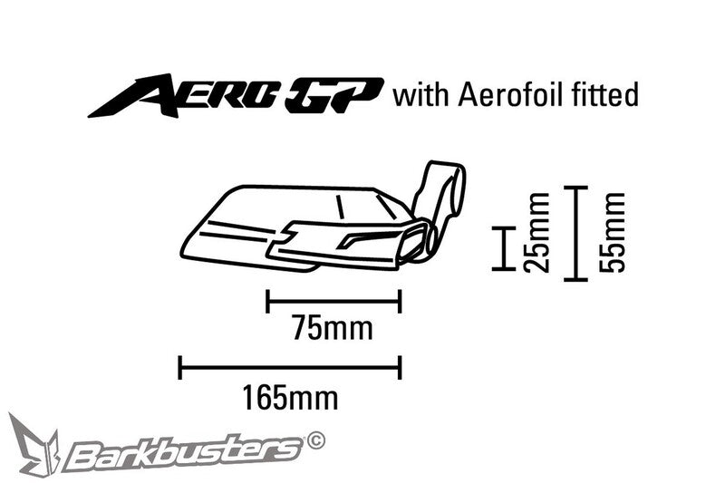 Barkbusters Aero-GP živi zaštitnik AGP-001-01-BK