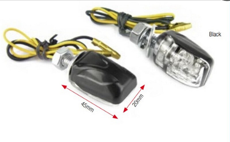 Bihr Shell LED Indicators Black Universal6p199t091b