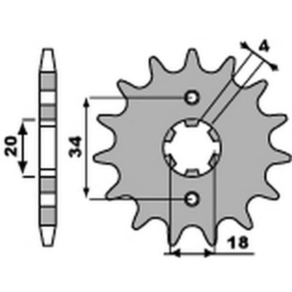 PBR Steel Standard prednji Sprick 2037 - 428 2037 17 18nc
