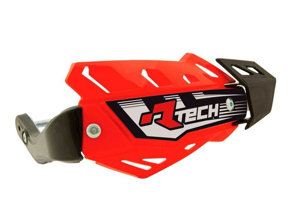 RaceTech FLX Quad ručni zaštitnici s montažnim kompletom Red R-KitpMatVrsf