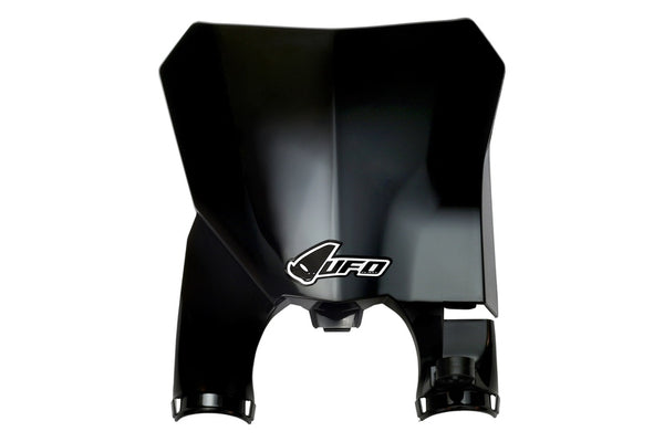 UFO stadiona priekšējā numura zīme Melna Honda CRF450R/RX HO04679#001