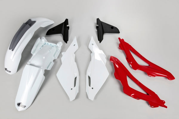 UFO plastični kit OEM boja bijela/crvena/siva husqvarna CR125 hukit611@999