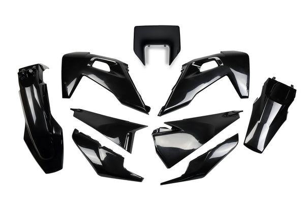 UFO plastični komplet crna husqvarna fe/te hukit623 001