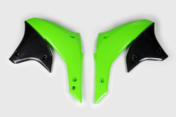 UFO radijator pokriva OEM KX GREEN KAWASAKI KLX450R KA03789#026