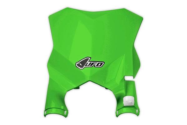 UFO stadiona priekšējā numura numura zaļa Kawasaki KX250F/450F KA04746#026