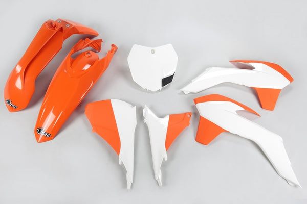 UFO Plastic Kit Oem Color (2015) Orange/White KTM KTKIT515@999W