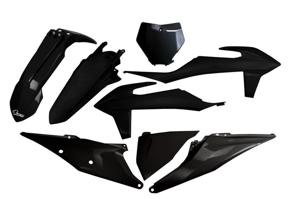 UFO plastični kit Black KTM SX/SX-F KTKIT522 001