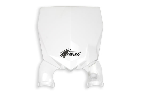 UFO stadiona priekšējā numura zīme balta yamaha yz-f/yz ya04855#046