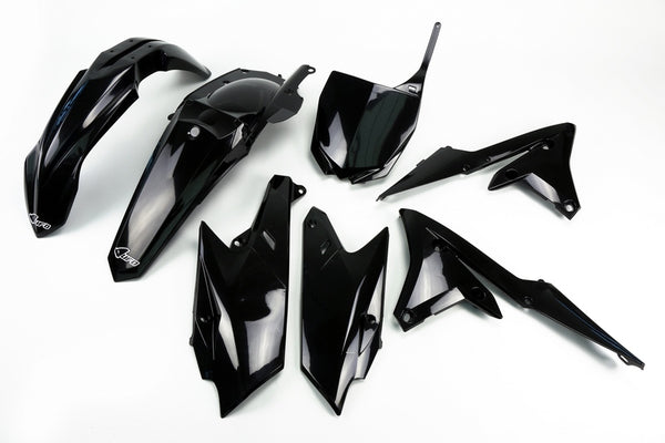 UFO plastični komplet crni yamaha yz250f/450f yakit318 001