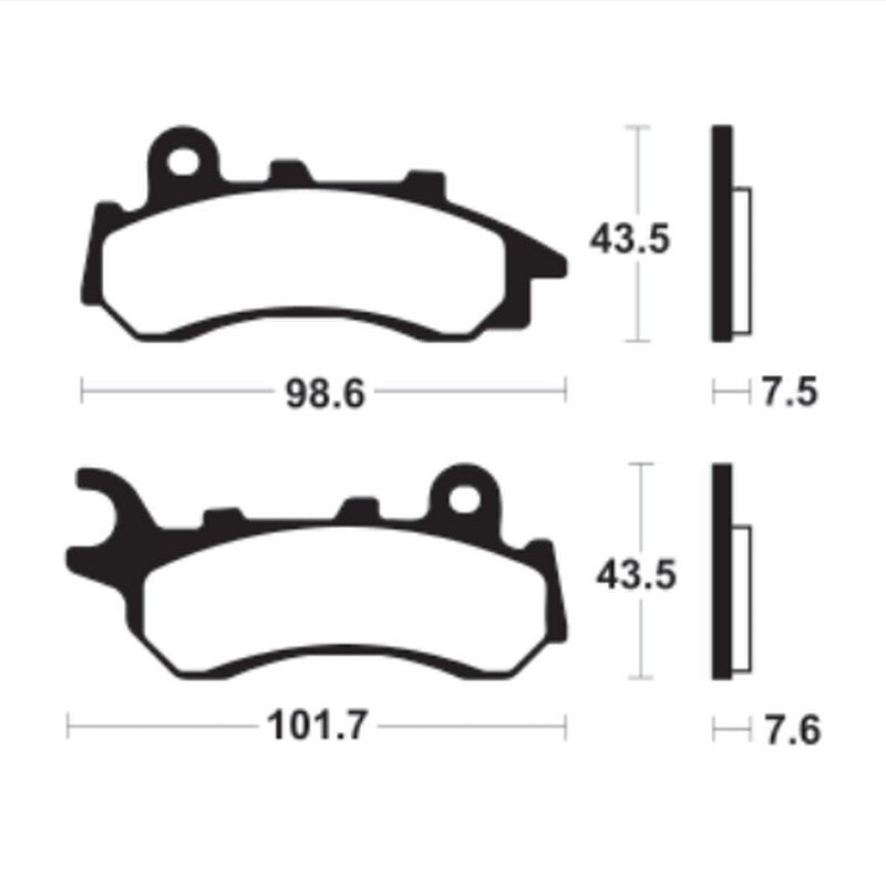 Tecnium organski kočni jastučići - ME464 (za Nissin Caliper) 1090542