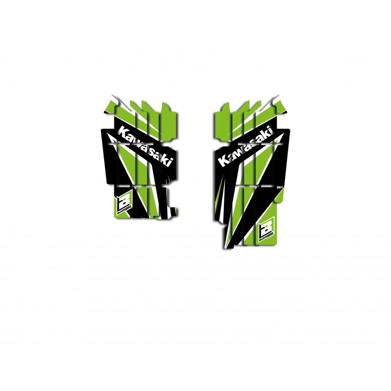 Blackbird Dream Graphic 4 Radiator Louvers Graphic Kit Kawasaki KXF A404N