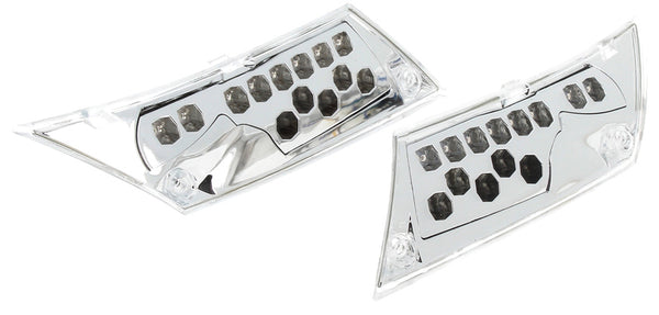 V PARTS OEM LED Type Indicators Chrome Piaggio Zip 50 841Z0W0S2B 
