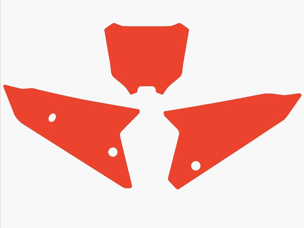 „Blackbird Plate“ lipdukai „Red Honda CRF450 3147/000009“