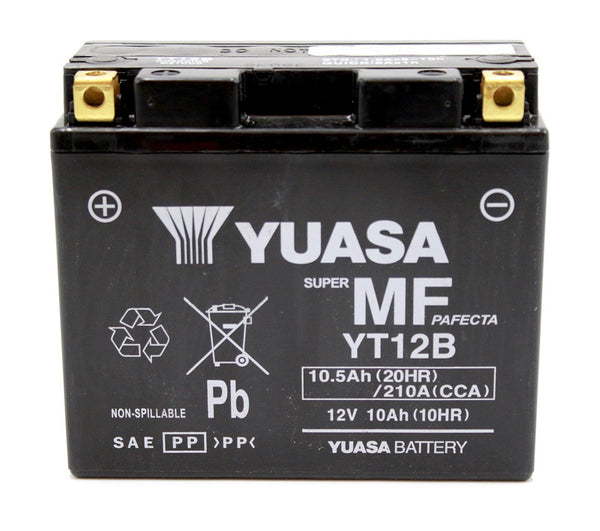 „Yuasa“ techninė priežiūra -nemokama gamykla -nable Battery -yt12b -fa