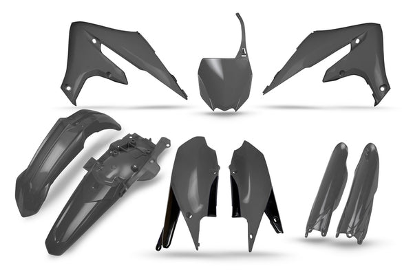UFO PLastics Kit Gray - Yamaha Yakit323@222