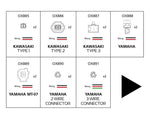 Oksfordo indikatoriaus adapterio kabelis - 3 tipo „Kawasaki“ OX887