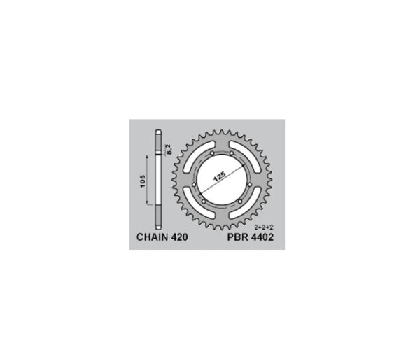 PBR Standardni čelični spricy Sprick 4402 - 420 4402 47 F
