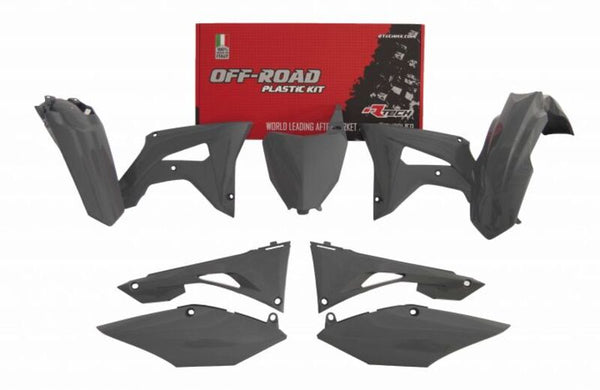 RaceTech Revolution Plastic Kit-Quantum Grey Honda CRF R-KITCRF-GR0-522