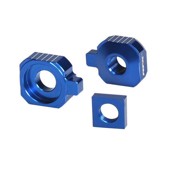 RFX PRO Rear Axle Adjusters Blocks (BLUE) FXAB6010099BU