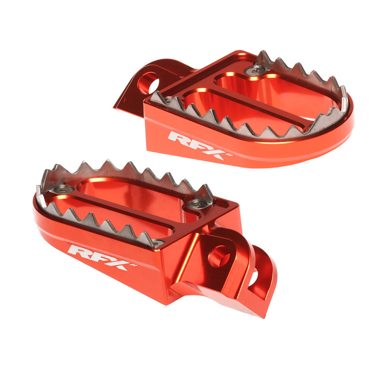 RFX Pro Series 2 Footrests (Orange) FXFR50199or