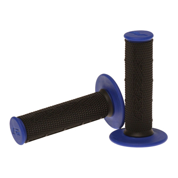 RFX Pro Series Dual Compound Grips Black Center (Black/Blue) Pair FXHG2010099BU