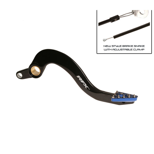RFX PRO ST Reary Brake Liver (Hard Anodised Black/Blue) - Yamaha YZF/WRF 250 FXRB4010199BU