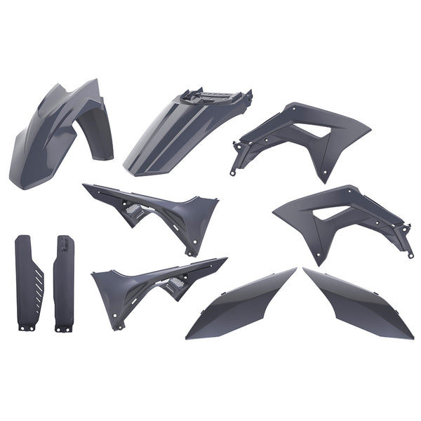 Police Port Plastic Kit Gray - Honda CRF 150L 90872