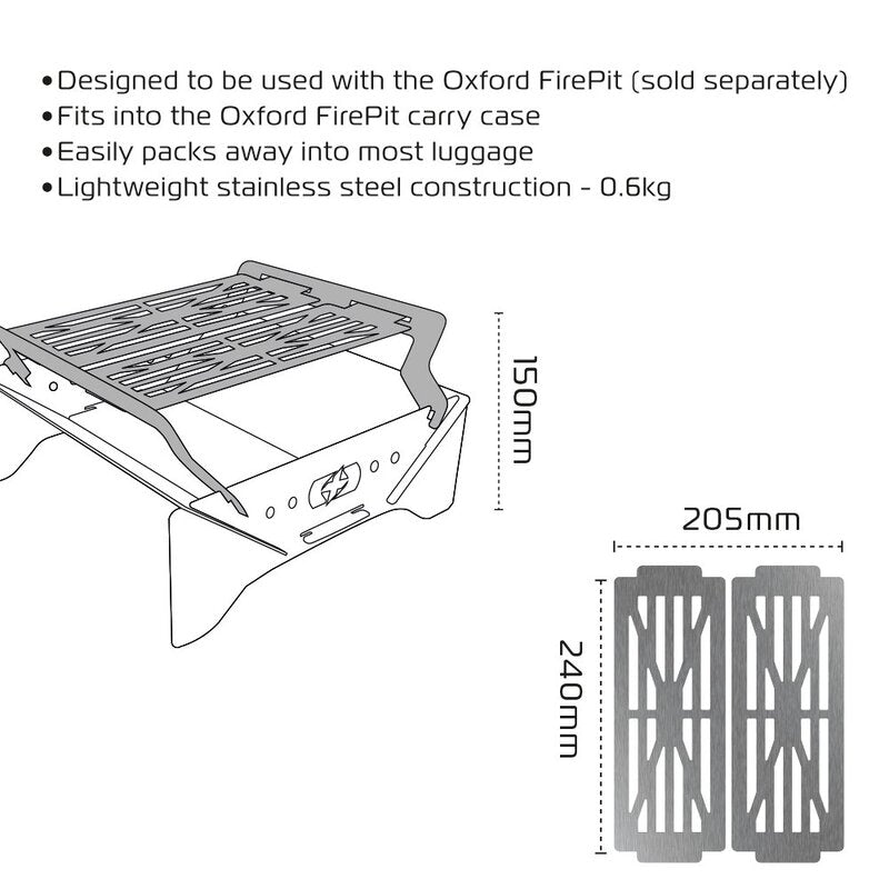 Oxfordský gril pre Firepit OX877