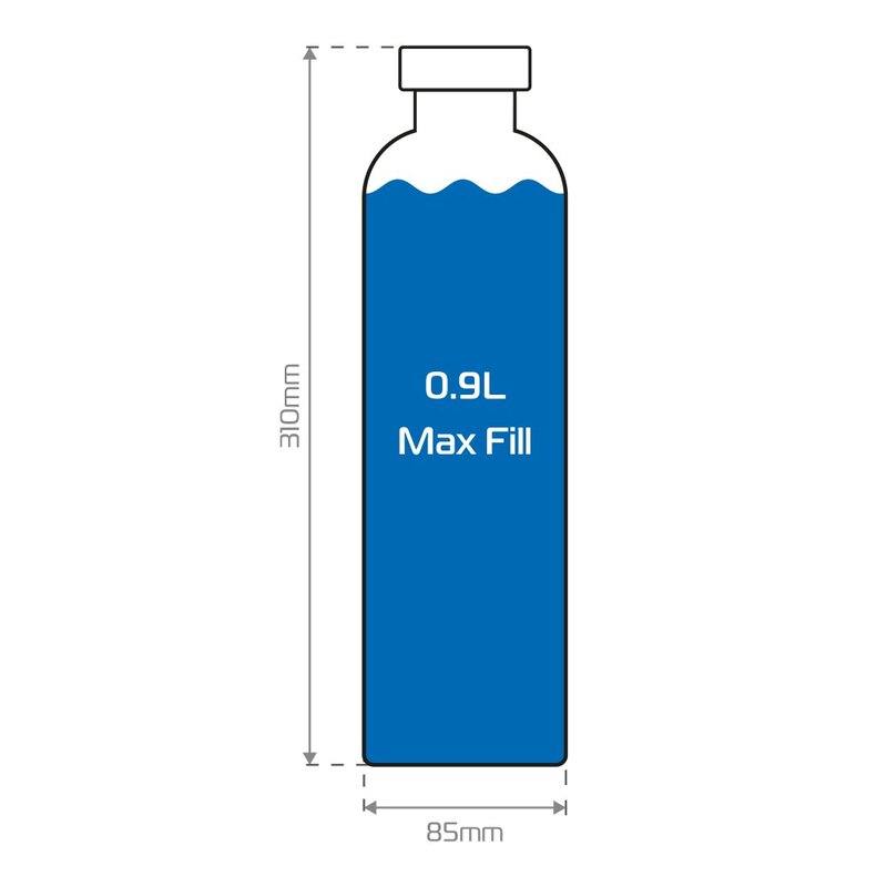 Oksfordo vandens izoliuotas butelis - 1L OX836