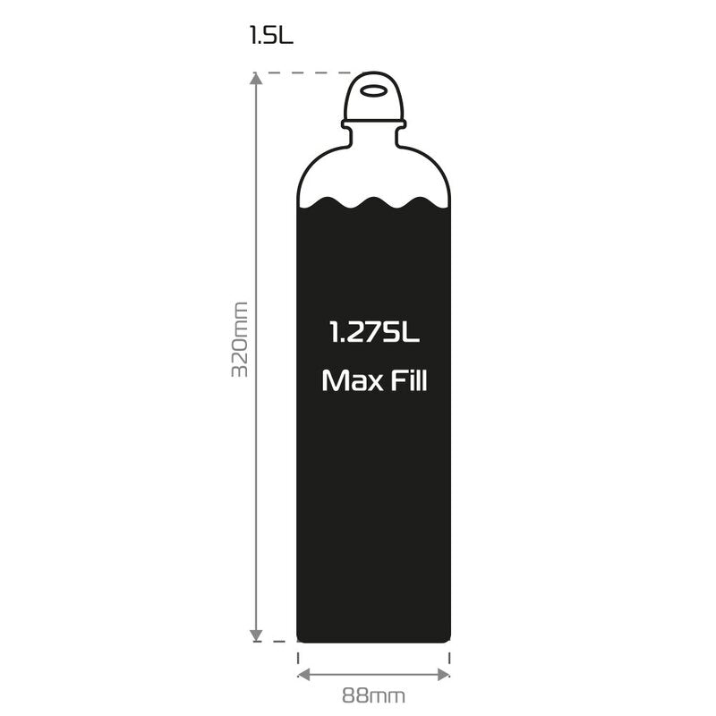 Oksfordas degvielas pudele 1,5L OX834