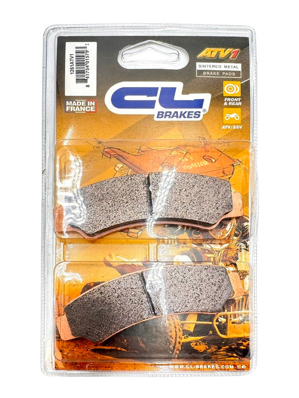 CL BRAKES ATV Sintered Metal bremžu uzlikas - 1261ATV1 1261ATV1 