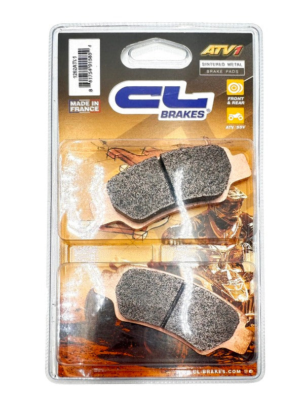 CL BRAKES ATV sinterizuoti metaliniai stabdžių kaladėlės - C1262ATV1 1262ATV1 