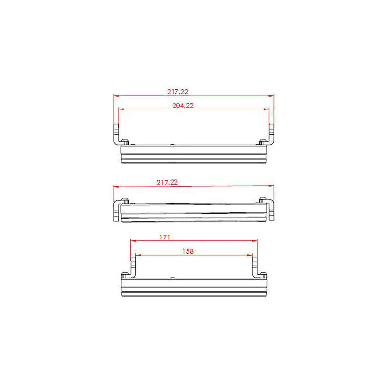 Highsider Frame-R1 Typ 11 7 palcov LED hlavný svetlomet, bočná montáž 223-258