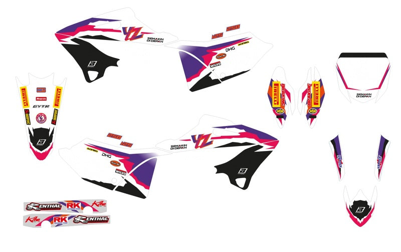 Blackbird Replica Team Yamaha Factory 23, 50th Anniversary Complete Graphics Kit 8250R11/01